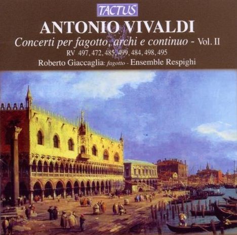 Antonio Vivaldi (1678-1741): Fagottkonzerte Vol.2, CD