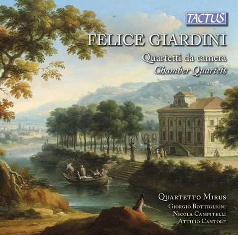 Felice Giardini (1716-1796): Streichquartette Nr.6 &amp; op.25 Nr.4, CD