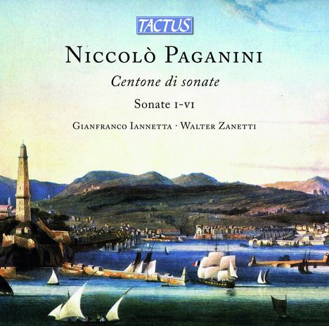 Niccolo Paganini (1782-1840): Sonaten für Violine &amp; Gitarre Nr.1-6, CD