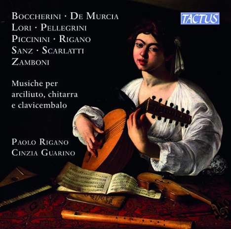 Musiche per Arciliuto, Chitarra e Clavicembalo, CD