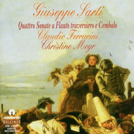 Giuseppe Sarti (1729-1802): 4 Sonaten f.Flöte &amp; Bc, CD