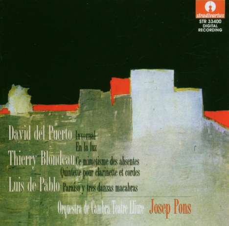 Thierry Blondeau (geb. 1961): Klarinettenquintett "Luftbrücken", CD