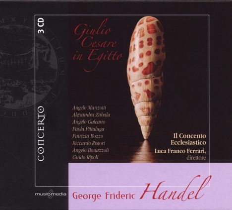 Georg Friedrich Händel (1685-1759): Giulio Cesare in Egitto, 3 CDs