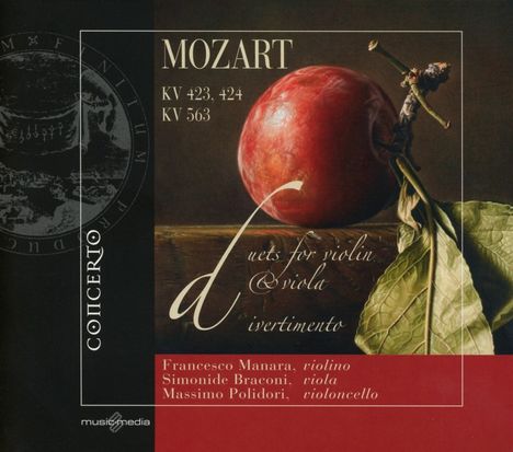 Wolfgang Amadeus Mozart (1756-1791): Duos für Violine &amp; Viola KV 423 &amp; 424, CD