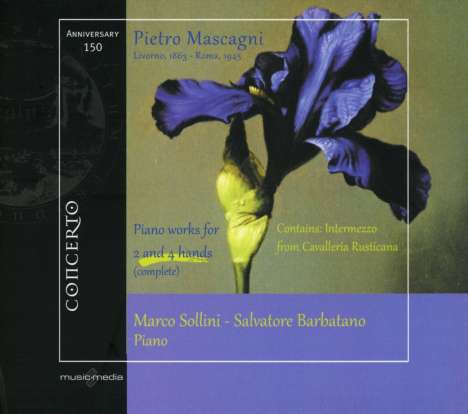 Pietro Mascagni (1863-1945): Sämtliche Werke für Klavier zwei- und vierhändig, CD