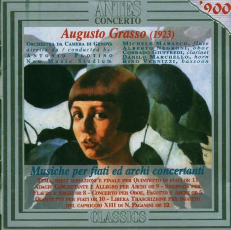 Augusto Grasso (1923-2010): Konzert für Oboe, Fagott &amp; Streicher op.5, CD