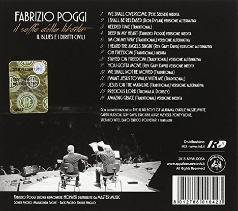 Fabrizio Poggi: Il Soffio Della Liberta', CD
