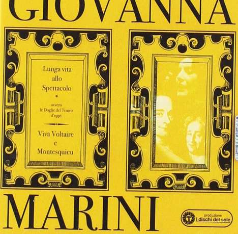 Giovanna Marini (geb. 1937): Lunga Vita Allo Spettacolo, CD