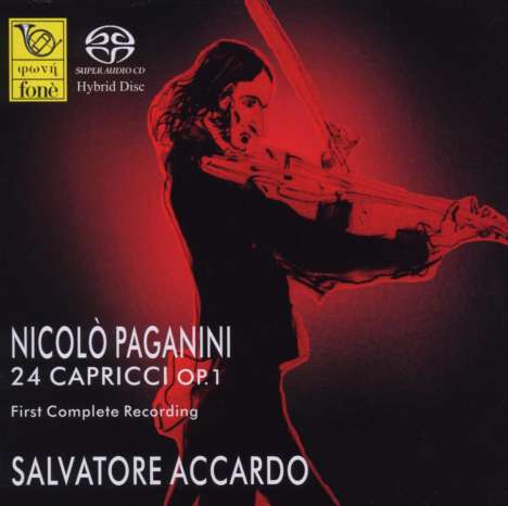 Niccolo Paganini (1782-1840): Capricen op.1 Nr.1-24 für Violine solo, 2 Super Audio CDs