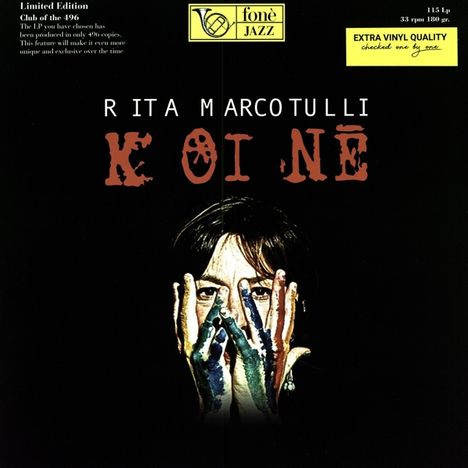 Rita Marcotulli (geb. 1959): Koinè (180g) (Limited Edition), LP