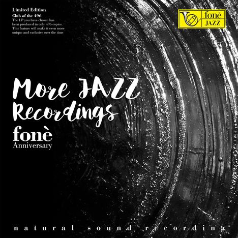 Foné 35th Anniversary - More Jazz Recordings (Natural Sound Recording) (180g) (Limited Edition), LP