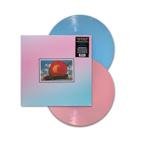 The Allman Brothers Band: Eat A Peach (180g) (Limited Edition) (Light Pink &amp; Light Blue Vinyl), 2 LPs