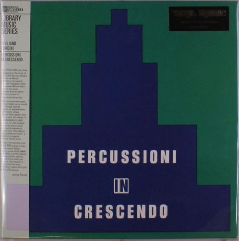 Giuliano Sorgini: Filmmusik: Percussioni In Crescendo (180g), LP