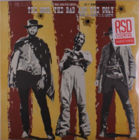 Ennio Morricone (1928-2020): The Good, The Bad And The Ugly (Il Buono, Il Brutto E Il Cattivo) (O.S.T.) (White Vinyl), LP