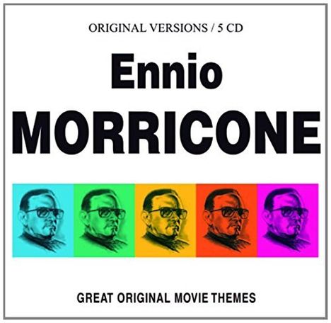 Ennio Morricone (1928-2020): Great Original Movie Themes, 5 CDs