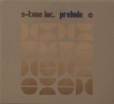"s-tone inc. prelude", abstrakte geometrische Formen in einem Gitter auf grauem Hintergrund.