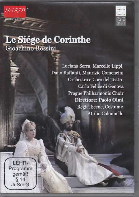 Gioacchino Rossini (1792-1868): Le Siege De Corinthe, DVD