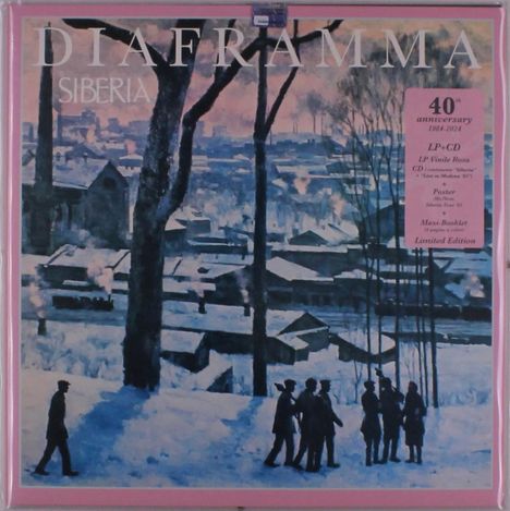 Diaframma: Siberia (40th Anniversary) (Limited Vinile Rosa), 1 LP und 1 CD