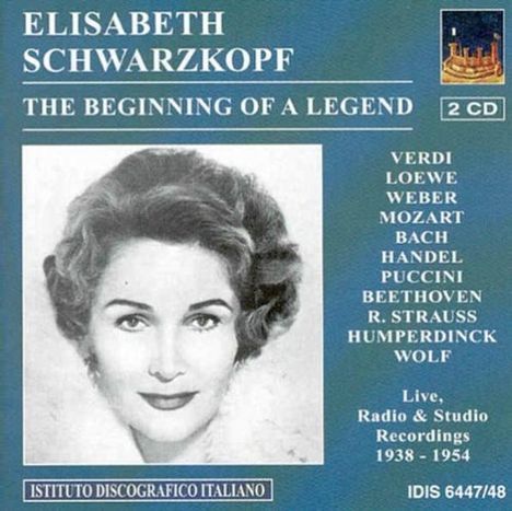 Elisabeth Schwarzkopf - The Beginning of a Legend, 2 CDs