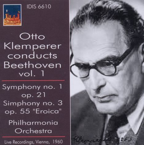 Otto Klemperer dirigiert Beethoven Vol.1, CD