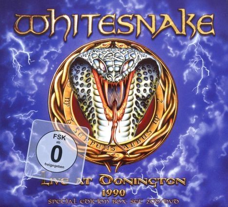 Whitesnake: Live At Donington 1990 (Special Edition) (2CD + DVD), 2 CDs und 1 DVD