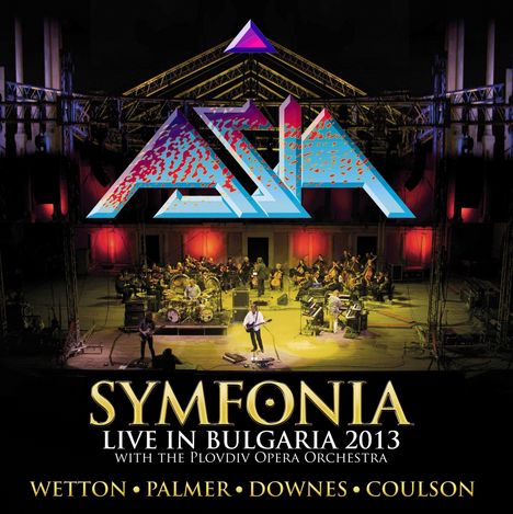 Asia: Symfonia: Live In Bulgaria 2013, 1 DVD und 2 CDs