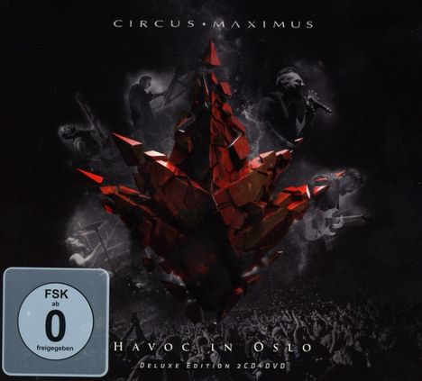 Circus Maximus: Havoc In Oslo (Deluxe-Edition), 2 CDs und 1 DVD