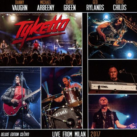 Tyketto: Live From Milan 2017 (Deluxe-Edition), 1 CD und 1 DVD