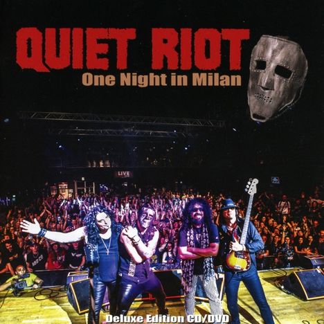 Quiet Riot: One Night In Milan (Deluxe Edition), 1 CD und 1 DVD