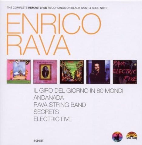 Enrico Rava (geb. 1939): The Complete Recordings On Black Saint &amp; Soul Note, 5 CDs