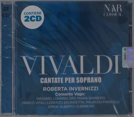 Antonio Vivaldi (1678-1741): Kantaten RV 650,651,656,658,660,663,666,667,669,678,796, 2 CDs