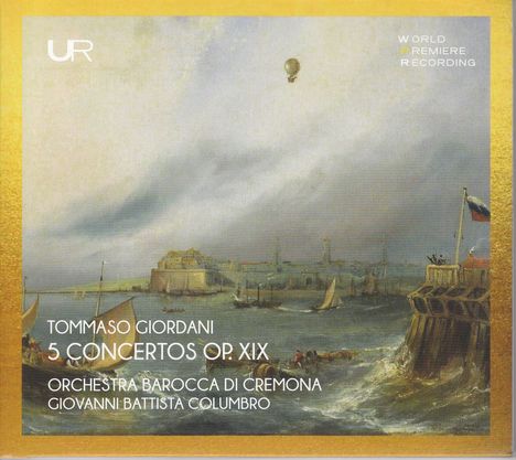 Tommaso Giordani (1733-1806): Konzerte für Flöte, 2 Violinen & Bc op.19 Nr.1-4,6, CD