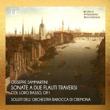 Giuseppe Sammartini (1695-1750): Sonaten op.1 Nr.1-6 für 2 Flöten, CD
