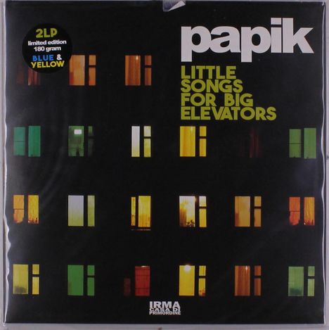 Papik: Little Songs For Big Elevators (180g) (Limited Edition) (Blue &amp; Yellow Vinyl), 2 LPs