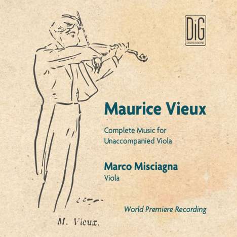 Maurice Vieux (1884-1951): Sämtliche Werke für Viola solo, 2 CDs