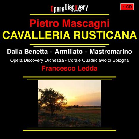 Pietro Mascagni (1863-1945): Cavalleria Rusticana, CD