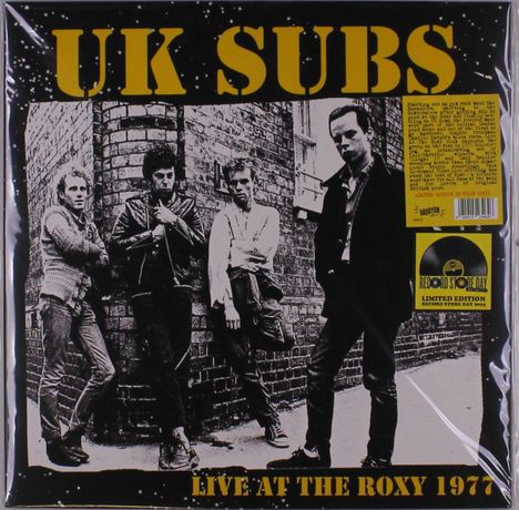 UK Subs (U.K. Subs): Live At The Roxy (Limited Edition) (Yellow Vinyl), LP