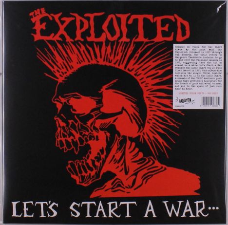 The Exploited: Lets Start A War... ...Said Maggie One Daym (Reissue) (Limited Edition) (Colored Vinyl), LP