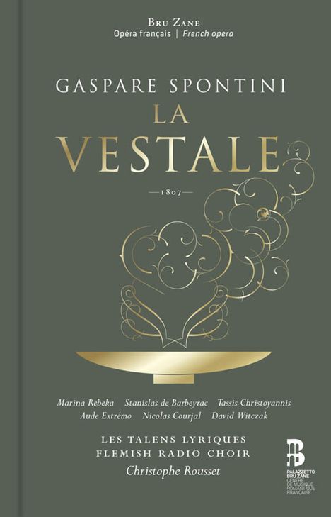 Gaspare Spontini (1774-1851): La Vestale (Deluxe-Ausgabe im Buch), 2 CDs