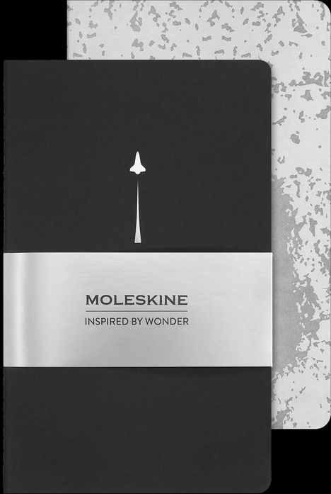 Moleskine Nasa-inspiriertes Cahier (2er Set), blanko, weicher Einband, Diverse