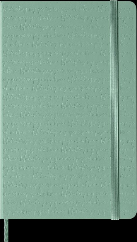 Moleskine Notizbuch L/A5, liniert, fester Einband, Salbeigrün, Diverse