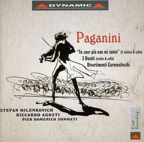 Niccolo Paganini (1782-1840): Werke f.2 Violinen &amp; Cello, CD