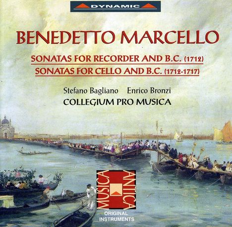 Benedetto Marcello (1686-1739): Cellosonaten Nr.1,3-6, CD