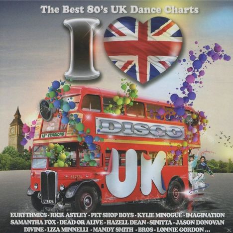 I Love Disco UK 80's Compiled By Rafa Carmona, 2 CDs