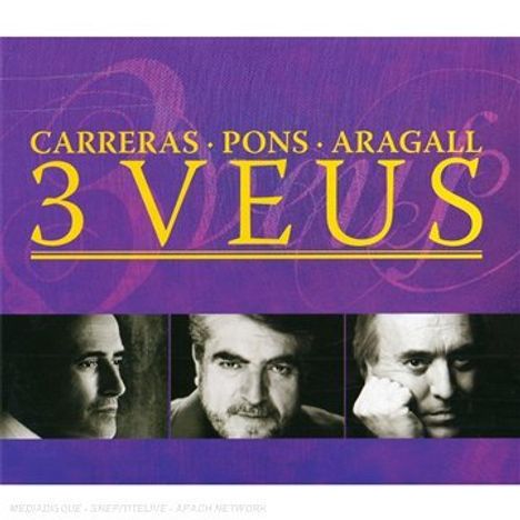 Jose Carreras: 3 Veus, 3 CDs