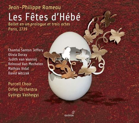 Jean Philippe Rameau (1683-1764): Les Fetes d'Hebe (Ballettkomödie), 3 CDs