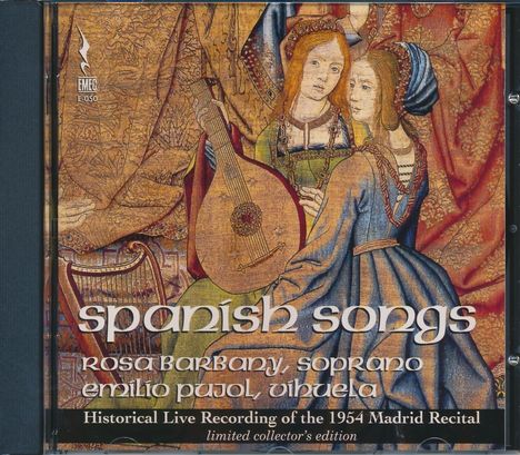Vokalrecitals: Rosa Barbany, CD