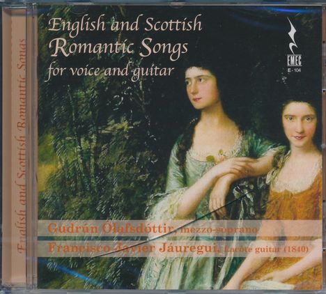 Gudrun Olafsdottir - English and Scottish Romantic Songs für Stimme &amp; Gitarre, CD