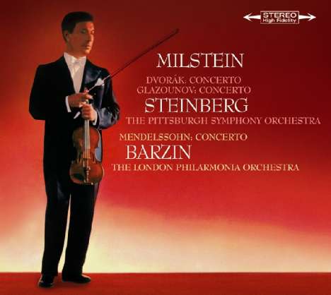Nathan Milstein - Dvorak / Glasunow / Mendelssohn, CD