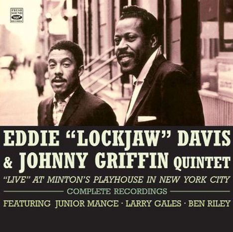 Eddie 'Lockjaw' Davis &amp; Johnny Griffin: "Live" At Minton's Playhouse In New York Cits, 2 CDs